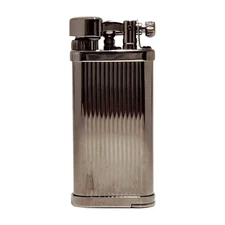 IM Corona Old Boy Gunmetal Pinstripe Pipe Lighter