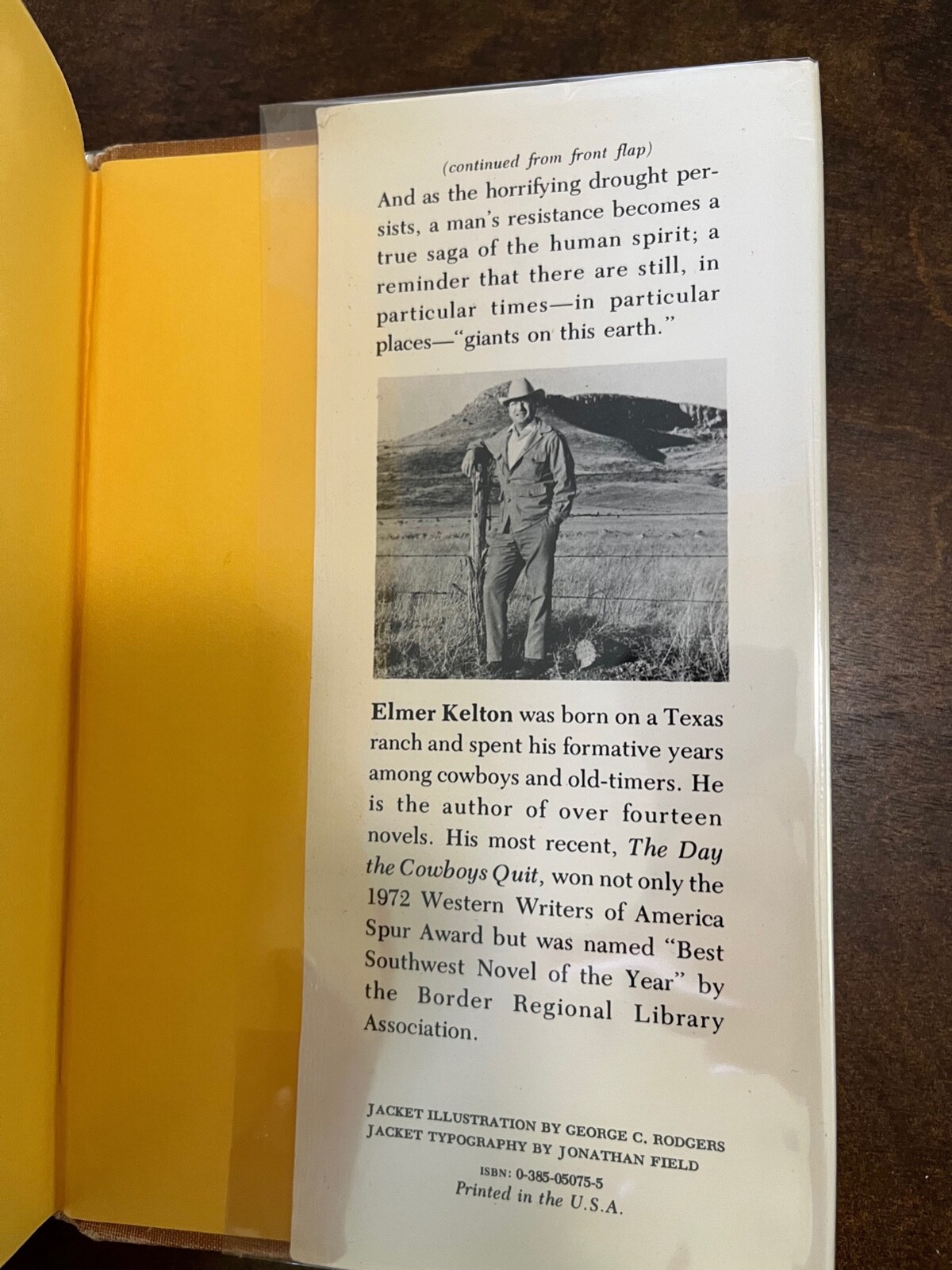 The Time It Never Rained By Elmer Kelton Signed First Edition EBay