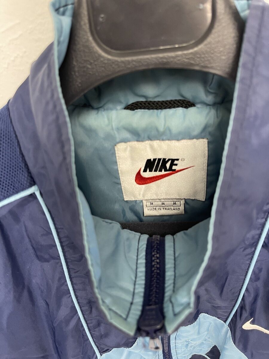 Vintage 90s Nike Swoosh Logo Nylon Track Jacket Mens Size M Vintage 90s Nike Swoosh Logo Nylon Track Jacket Mens Size M