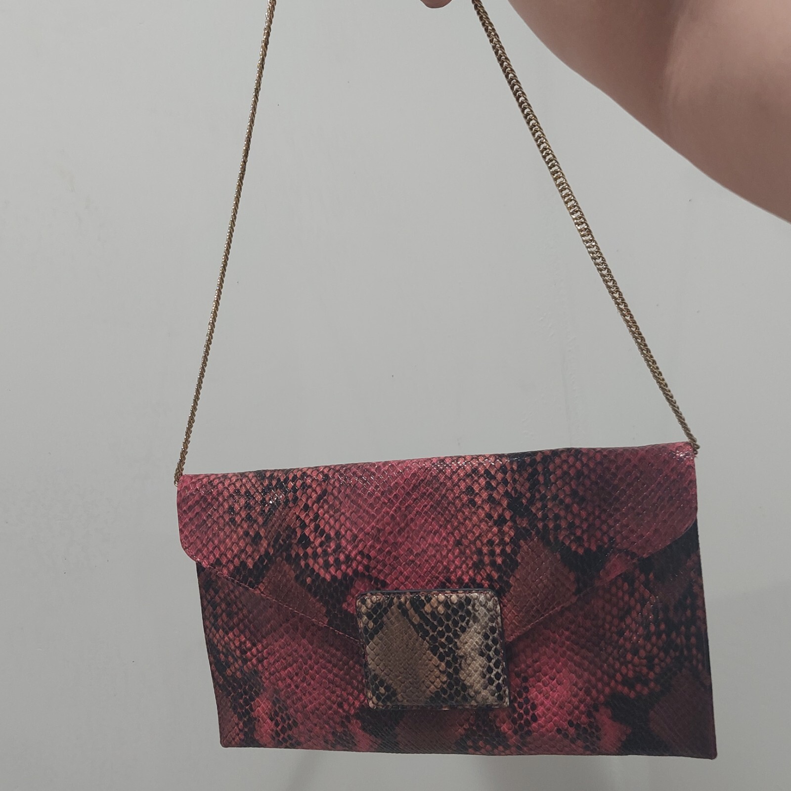 Danielle Nicole Snake Print Purse - image 6