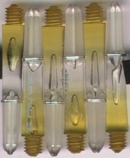 1.5in. 2ba Yellow/Clear TARGET Pro Grip Vision Dart Shafts & Springs: 1 set of 3