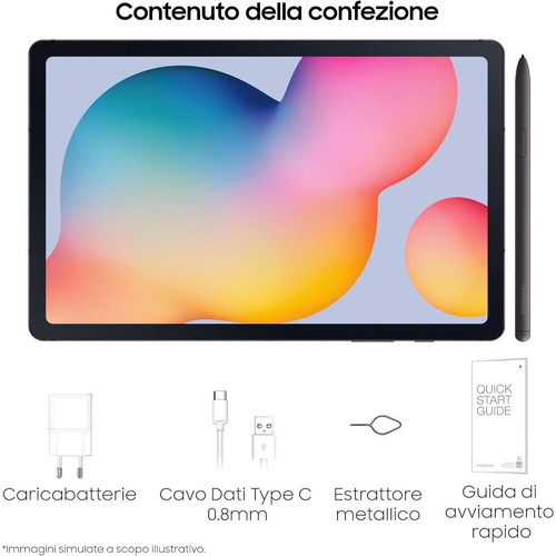 Samsung Galaxy Tab S6 Lite (2022) SM-P613 64GB, Wi-Fi, 10,4" - Oxford Grey - Foto 3 di 3