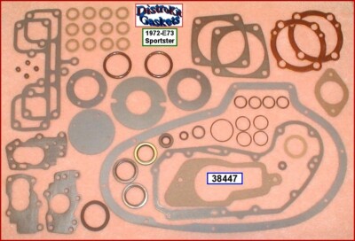 Complete Motor Gasket Kit 1972-Early 73 Ironhead Sportster Harley