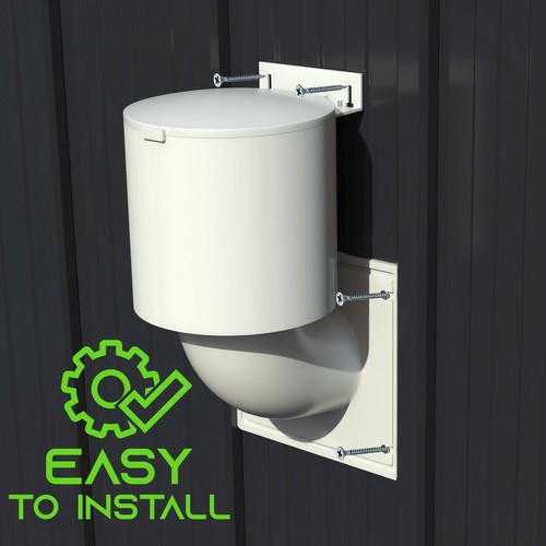 Dryer Vent Cover UV-Resistant - Energy Saving Outdoor Seal for Home Exteriors - Picture 4 of 6