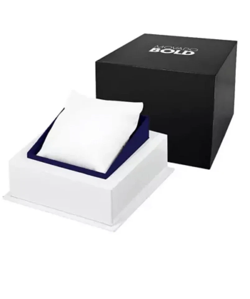 Совершенно новые смелые женские часы Movado розовое золото коричневый кожаный ремешок 3600438 - Изображение 2 из 2