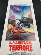 Original 1981 Galaxy of Terror Italian movie poster locandina Ray Walston