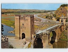 Postcard Bridge of Alcantara Toledo Spain