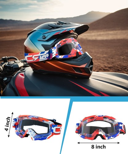 CRG Sports Motocross ATV Dirt Bike Off Road Racing Goggles T815-189 - Picture 29 of 96