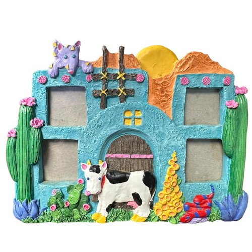 Marco de fotos de escritorio vintage 3D FIGI CASA SUROESTE para 4 fotos - Imagen 5 de 7