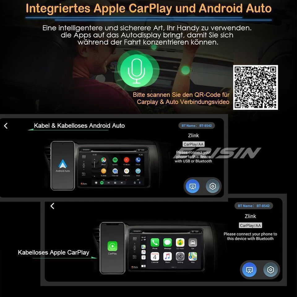 8.8“ Android 13 64GB GPS Autoradio DAB+CarPlay für BMW E46 3er M3 Rover 75 MG ZT - Bild 3 von 4
