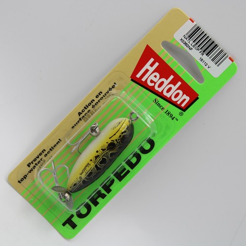 Heddon Tiny Torpedo X0360NF natürlicher Leopard Frosch Topwater Angelköder 1-7/8 Zoll - Bild 1 von 5