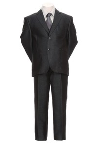 Boy Toddler Teen 5pc Wedding Formal Shiny Off White Suit Tuxedo w// Vest sz 2-20