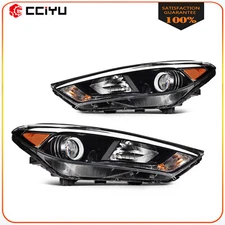 Headlights Assembly For 2016 2017 2018 Hyundai Tucson w/Projector Pair