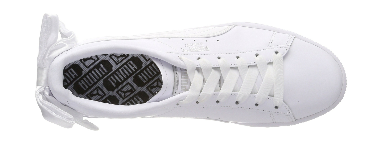 Puma Women's Basket Basket Basket Bow WN's Trainers Puma White-puma White 6 UK 551114 Puma Women's Basket Basket Basket Bow WN's Trainers Puma White-puma White 6 UK 551114