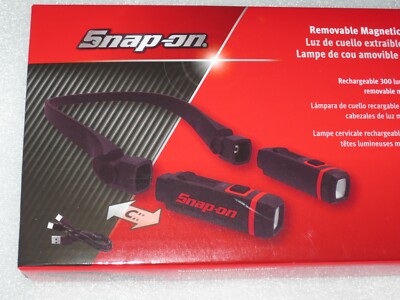 Snap-on Neck Light ECHD012A 新品未使用 Snap-on ECHDD012A BLACK Neck Light Rechargeable Removable Magnetic
