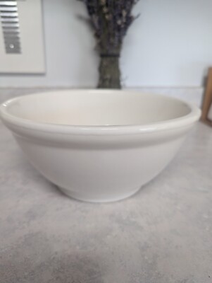 FP Home White Ceramic 1/2 Quart Serving Bowl