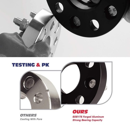 4pcs 25mm 6X5.5 Wheel Spacers M12X1.5 for 1984-2023 Toyota 4Runner 16-23 Tacoma - Picture 8 of 9