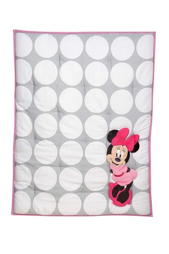 Minnie Mouse: Polka Dots 8 Piece Nursery Crib Bedding Set by Disney - Picture 4 of 12