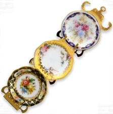 Victorian Plate Rack 1.389/6 Reutter 3 Porcelain Patterns DOLLHOUSE Miniature