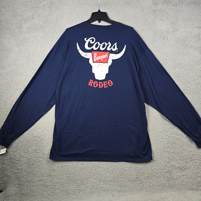 Sweat-shirt Coors Beer Rodéo 2XL - Noir, Logo Cowboy, 100% Coton, Neuf Avec étiquette
