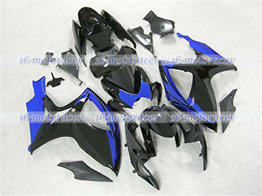 Fairing Fit for Suzuki GSXR 600 750 2006-2007 ABS Injection Black Blue New a#107 item image