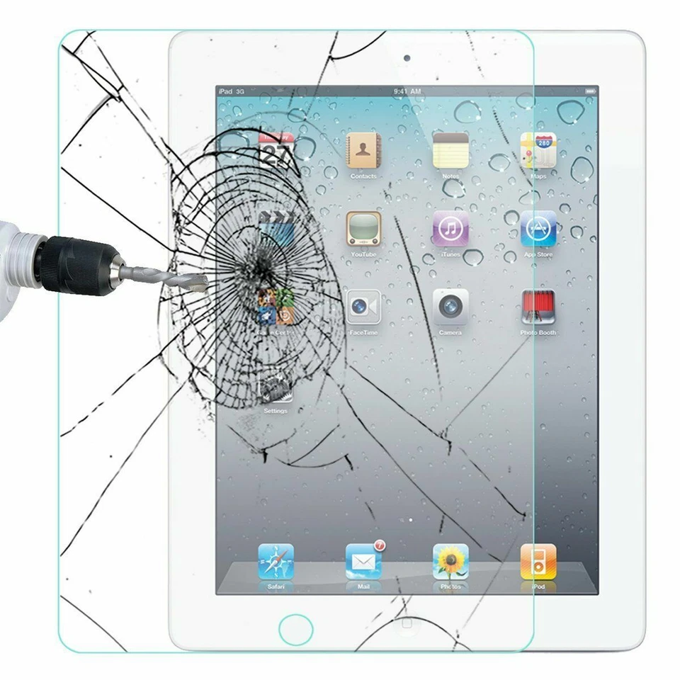 Tempered Glass Screen Protector for Apple iPad 2/3/4 2nd 3rd 4th Gen 9.7" 2012 - Image 4 of 4