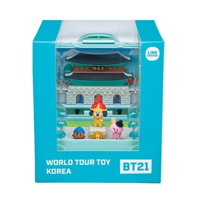 Universtar BT21 Superstar World Tour Toy korea/France/UK/Brail/JP