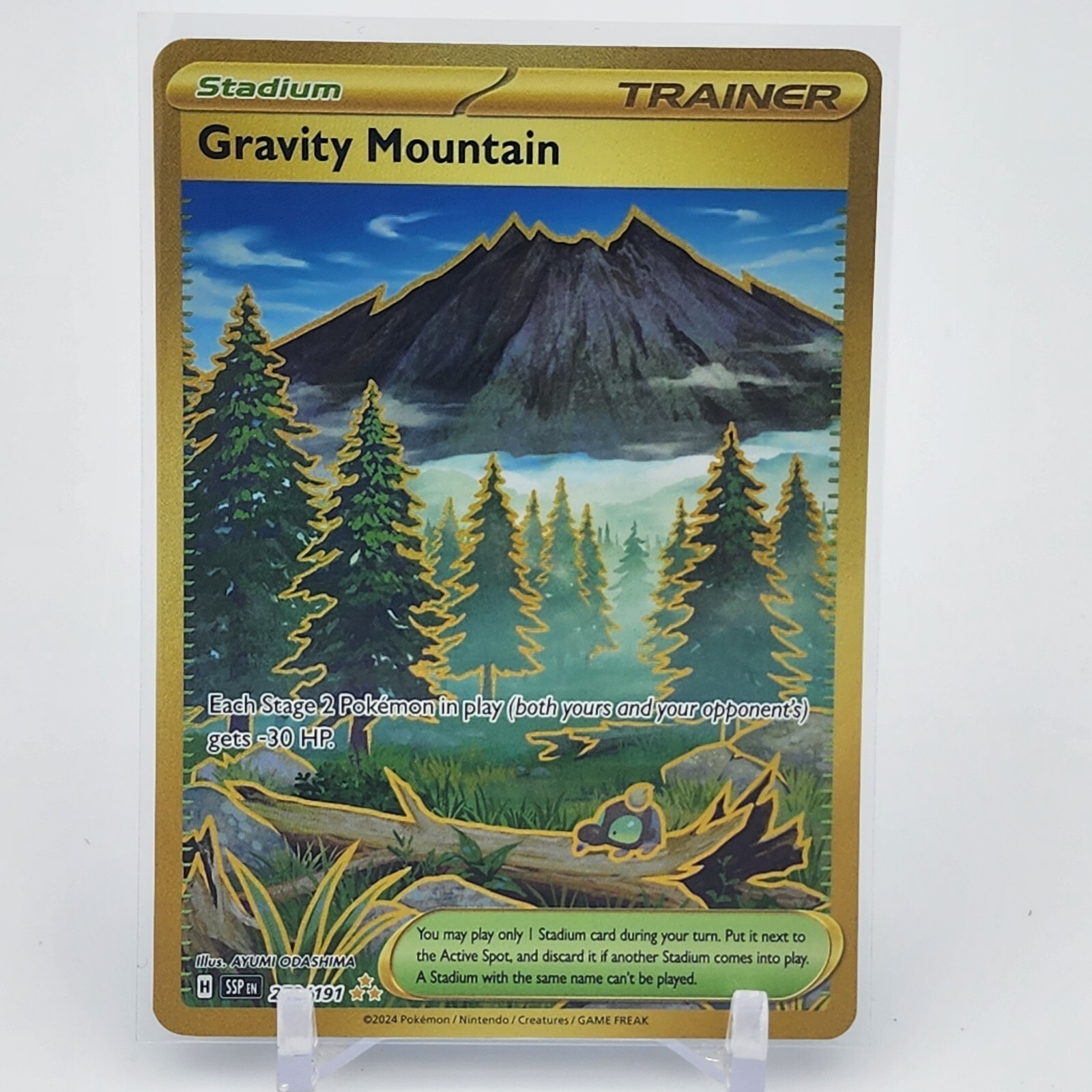 Gravity Mountain - 250/191 - Secret Rare - Surging Sparks - Pokemon Card - NM/M
