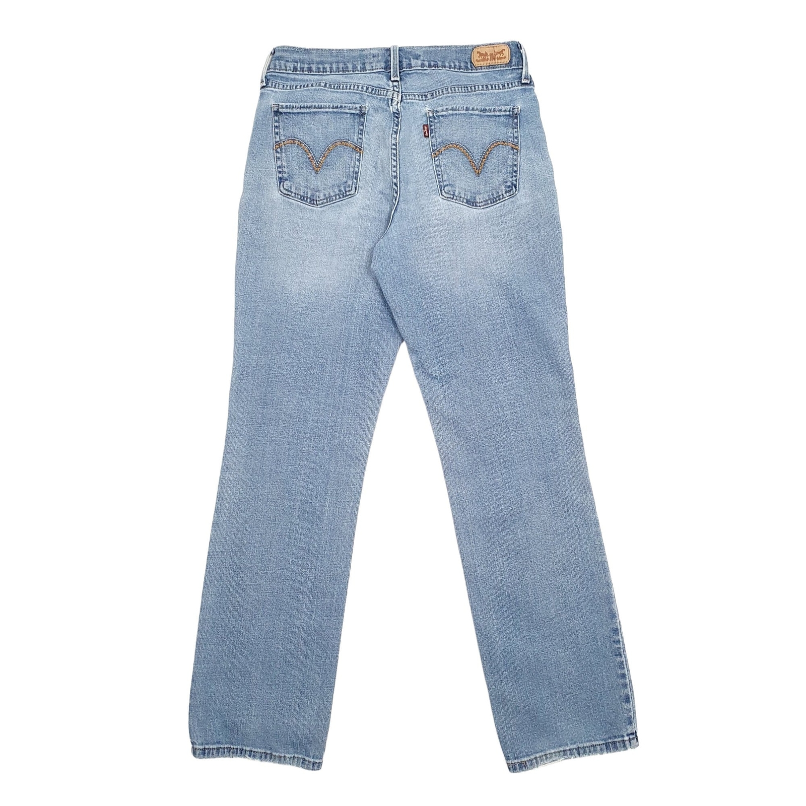 LEVIS 505 Jeans Regular Fit Blue Denim Trousers Womens UK6 image 3