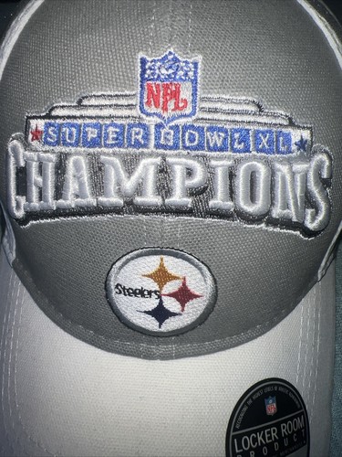 Steelers NFL Official Super Bowl 40 Hat Ball Cap Trucker New One Size Reebok - Picture 3 of 10