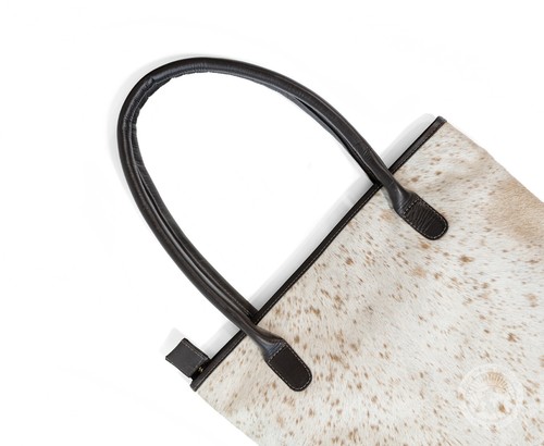 Handtasche Rindsleder - beige - Rindsledertasche - Bild 7 von 11