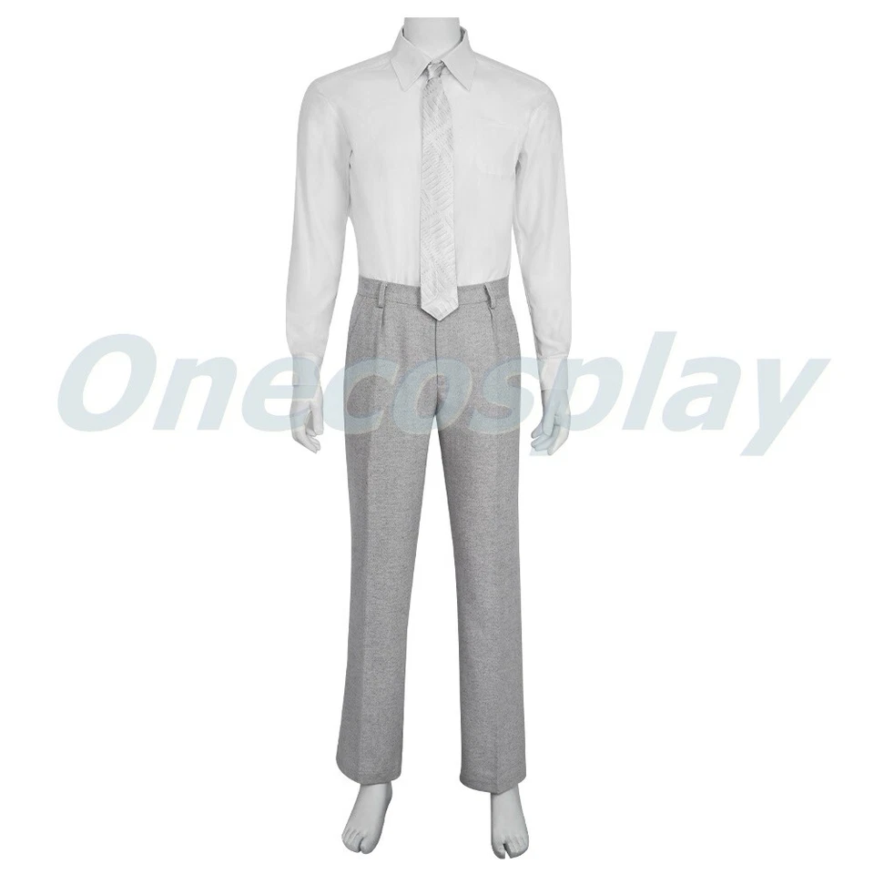 Disfraz de Caballero Luna Marc Spector Sr. Caballero Disfraz Traje Gris Conjunto Foto 4 de 4