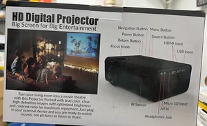 HD Digital Projector Super Sonic SC-80P