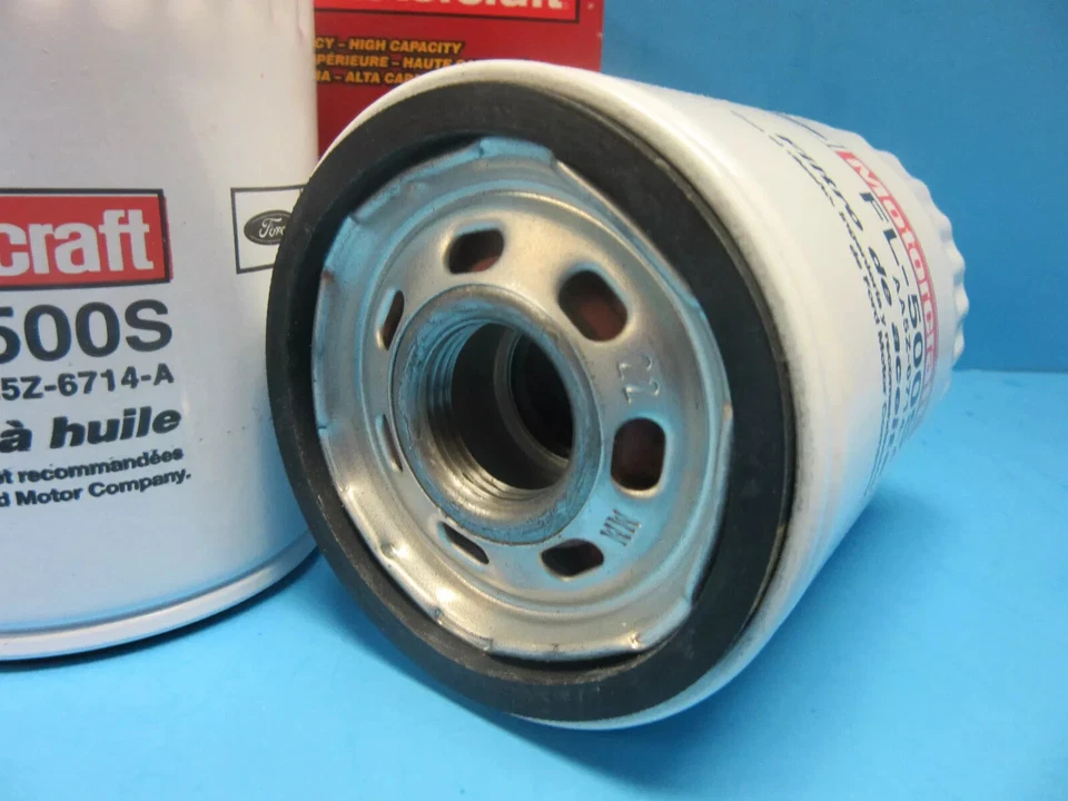 5 filtros de aceite de motor originales Ford Motorcraft FL-500S reemplazar OEM# AA5Z6714A Foto 4 de 4