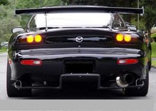 Mazda RX7 FD3S Rear Bumper Diffuser GRP Black