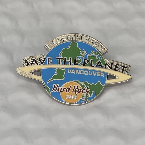 Hard Rock Cafe Pin Vancouver Earth Day 2000