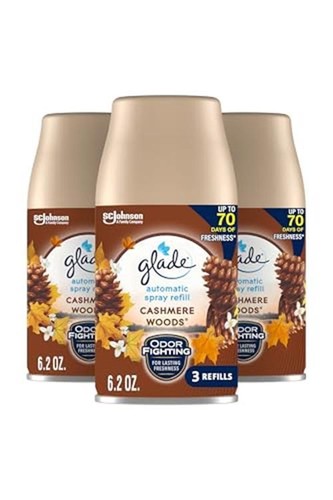 Glade Automatic Spray Refill, Air Freshener for Home and Bathroom, Cashmere 