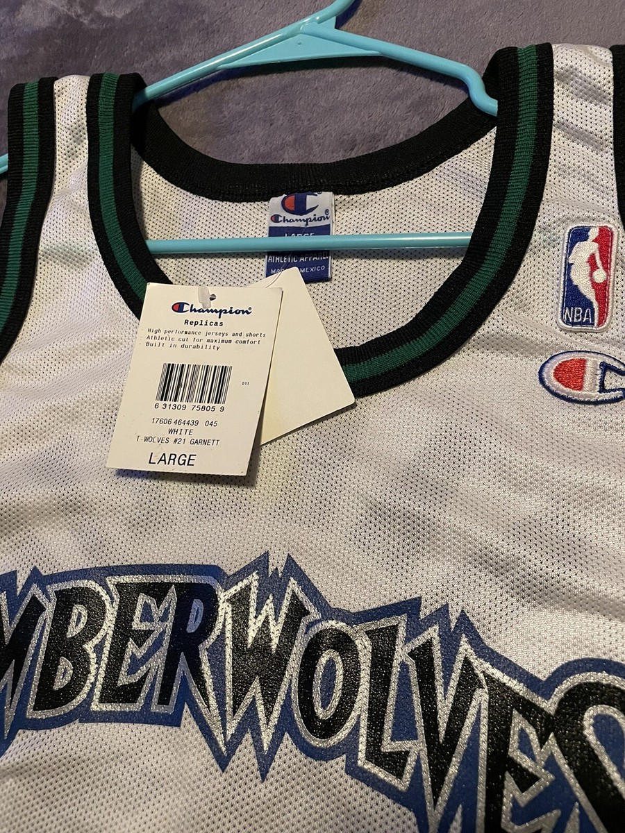 Champion Minnesota Timberwolves #21 Kevin Garnett Jersey Sz 44 NBA