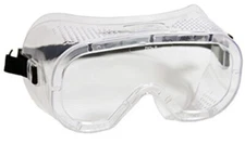Radnor Direct Vent Dust Goggles With Clear Soft Frame And Clear Lens