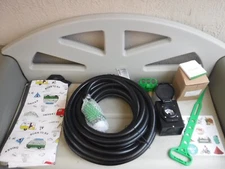 RVGUARD Emergency Power Combo Kit, 50 Ft 50 Amp Generator Cord & Power Inlet Box