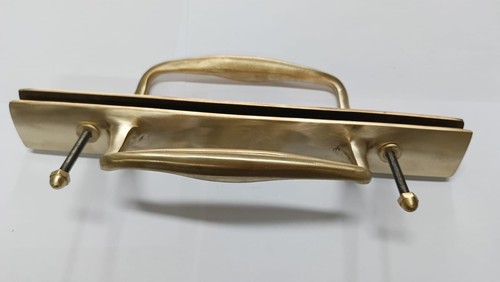 juego manijas de puerta de vidrio madera o metal espalda con espalda 2" ancho 12" pulgadas largo granero - Imagen 8 de 10