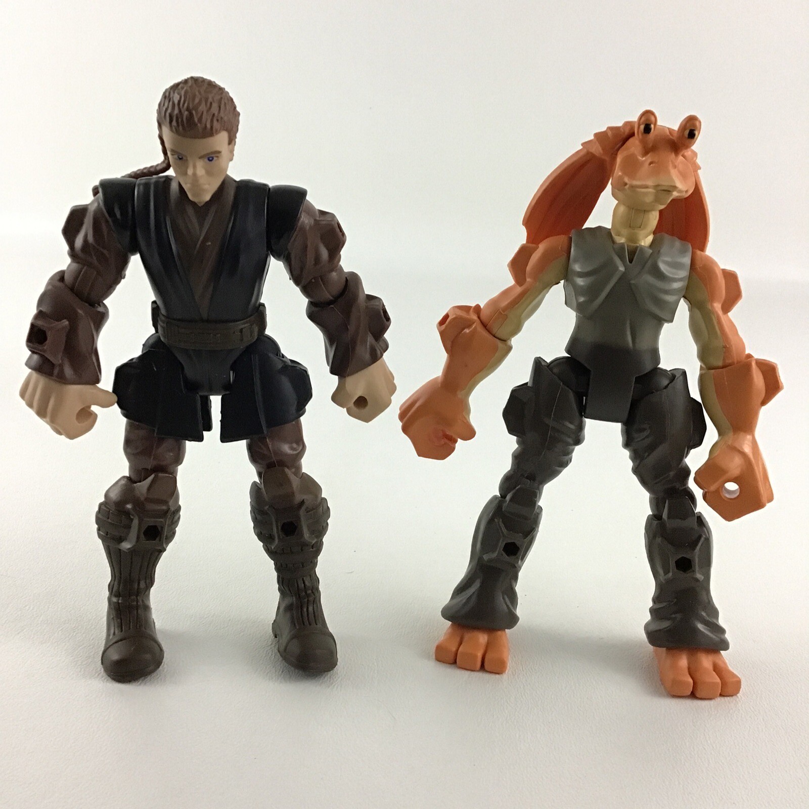 Disney Star Wars Hero Mashers Jar Jar Binks Anakin Skywalker Figure Lot Hasbro