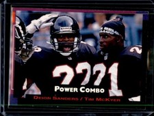 1993 Pro Set Power - Power Combos #4 - Deion Sanders Tim McKyer