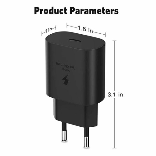 Câble USB C vers USB C + Chargeur Adaptateur Rapide pour Samsung Huawei Redmi - Photo 4/12