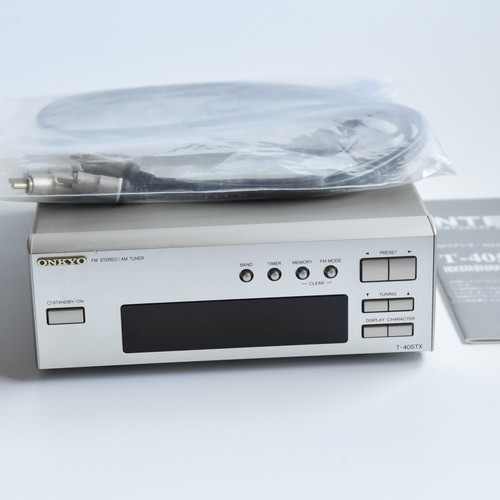 ONKYO STEREO FM AM TUNER T-405TX from japan Used