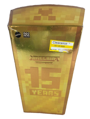 Minecraft Tuxedo Steve Figure Diamond Level Limited Edition 15th Anniversary