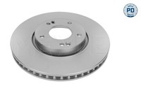 2X Meyle Bremsscheibe 37-15 521 0032/PD FüR Hyundai KIA