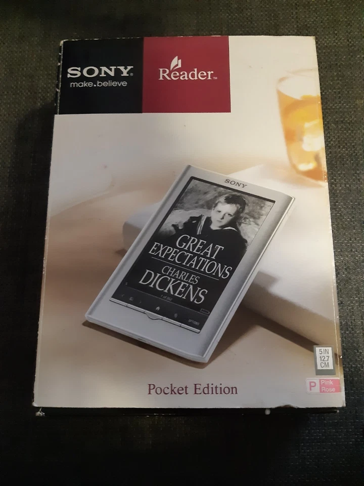 SONY PRS-350 POCKET EDITION PINK ROSE E-READER BOXED. - Image 2 of 2