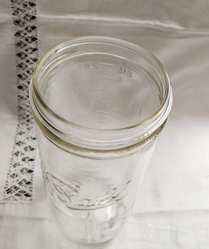 Vintage Ball Weite Öffnung Kühlschrank-Gefrierschrank Glas 20 Unzen Hergestellt in den USA - Bild 4 von 5