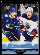 2023-24 Upper Deck #C210 Pettersson/ Nugent-Hopkins UD Canvas
